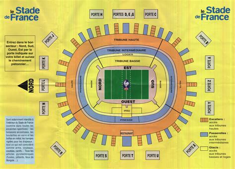 stade de france paris plan